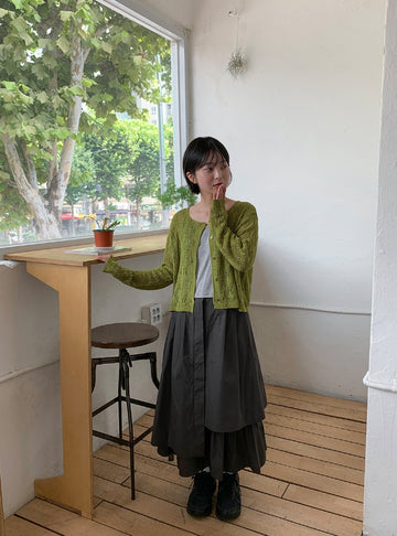 Torienne Frill Layered Long Skirt